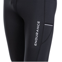 Endurance Running Tights Winter Tight (close-fitting) black Men